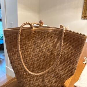 New with Tags - Bembien Jeanne Tote. Caramel Color